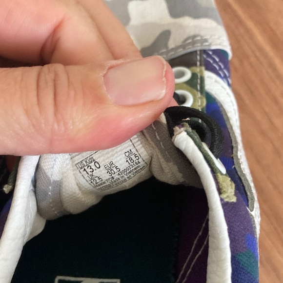 Vans Kids Sneakers in Camo and Multicolor - Picture 5 of 6